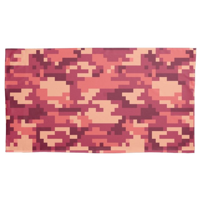 MARTIAN DESERT DIGITAL CAMO / CAMOUFLAGE PILLOW CASE (Front-Left)