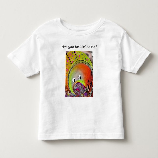 "Martian Fish" Toddler Pullover Hoodie (Front)