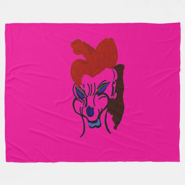 Martian Hound Fleece Blanket (Front (Horizontal))