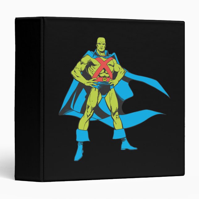 Martian Manhunter Poses 3 Ring Binder (Front/Spine)