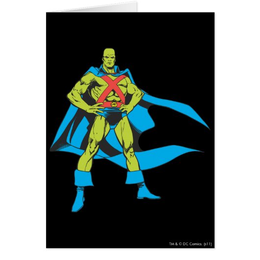Martian Manhunter Poses Cards (Front)