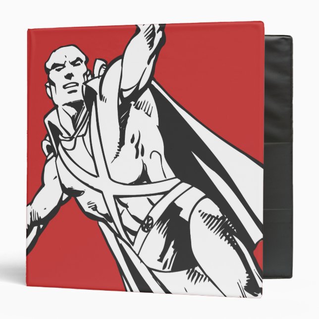 Martian Manhunter Soars 2 3 Ring Binder (Front/Inside)