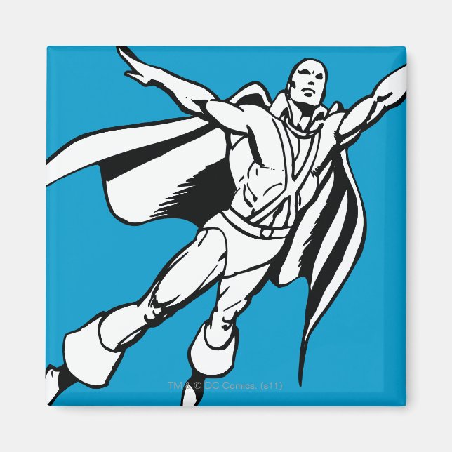 Martian Manhunter Soars 3 Magnet (Front)