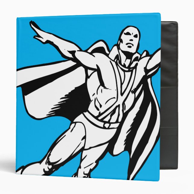 Martian Manhunter Soars 3 Ring Binder (Front/Inside)