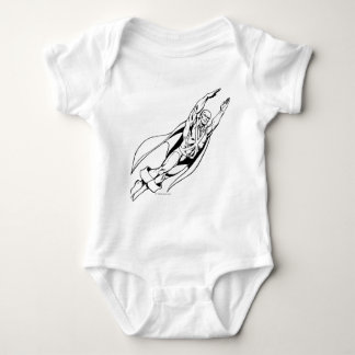 Martian Manhunter Soars 4 Baby Bodysuit