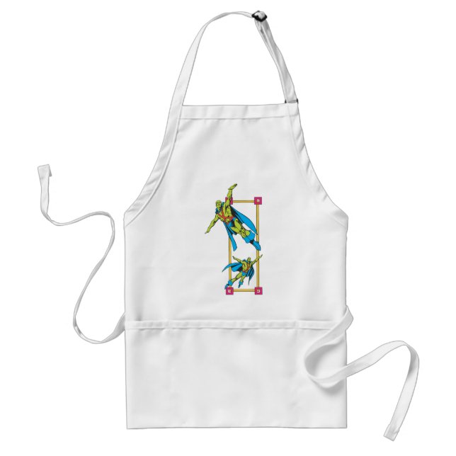Martian Manhunter Soars Adult Apron (Front)