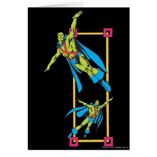 Martian Manhunter Soars Cards (Front)
