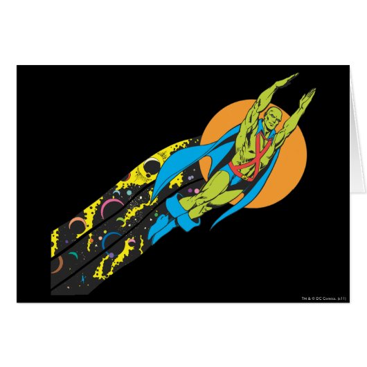 Martian Manhunter Takes Flight Cards (Front Horizontal)