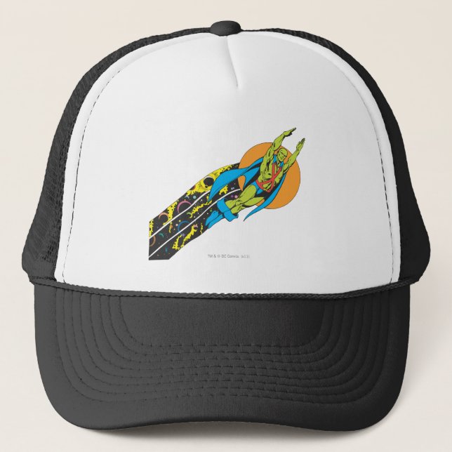 Martian Manhunter Takes Flight Trucker Hat (Front)
