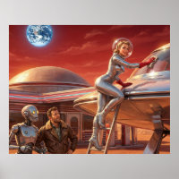 Martian Pit Stop – 1950s Future