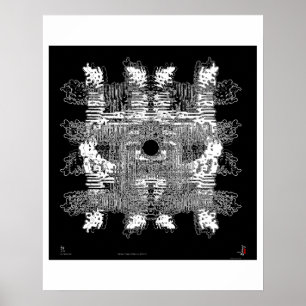 "Martian Poetry Artifact No. 0810110" Poster