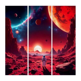 MARTIAN SETTLERS TRIPTYCH