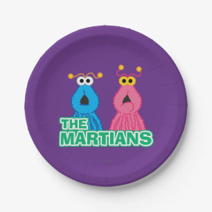 Martians Classic Style Paper Plates