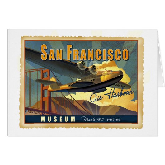Martin 130 Flying Boat Cards (Front Horizontal)