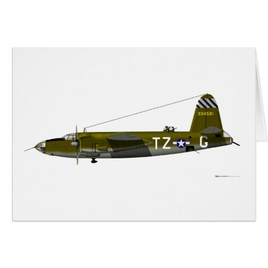 Martin B-26 Marauder Cards (Front Horizontal)