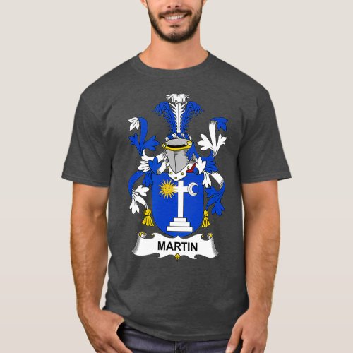 Martin Coat of Arms  Family Crest T_Shirt