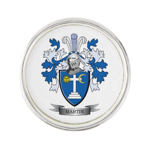 Martin Coat of Arms Lapel Pin