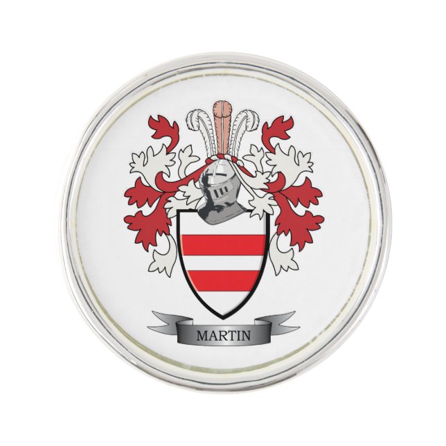 Martin Coat of Arms Pin (Front)