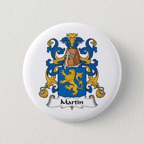 Martin Family Crest Button