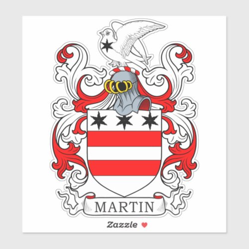 Martin Family Crest Sticker