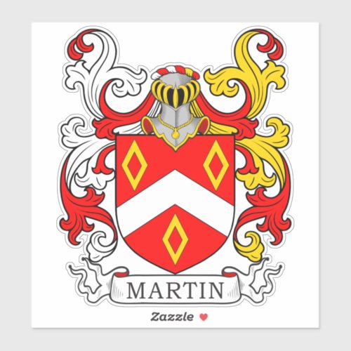 Martin Family Crest Sticker