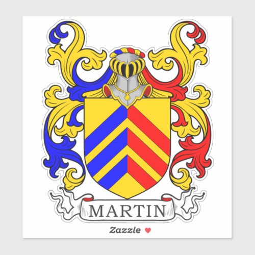 Martin Family Crest Sticker