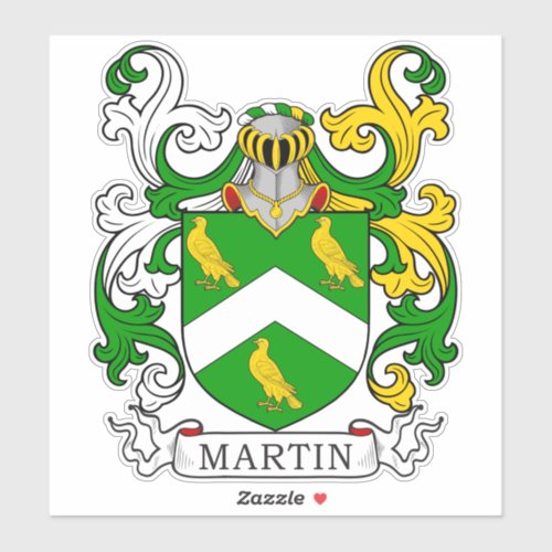 Martin Family Crest Sticker