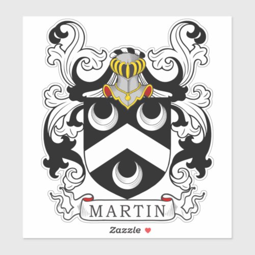 Martin Family Crest Sticker