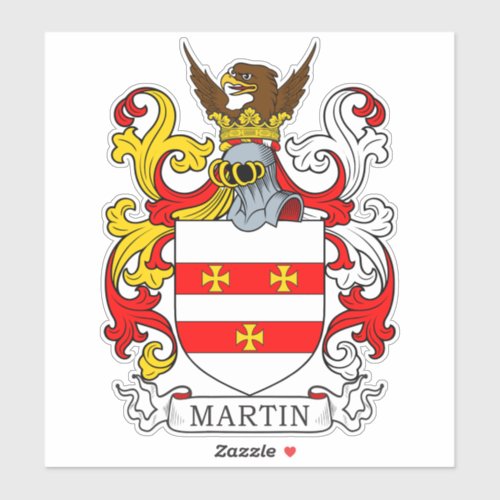 Martin Family Crest Sticker