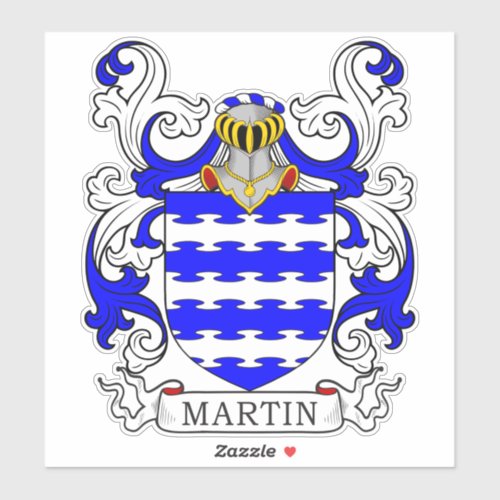 Martin Family Crest Sticker