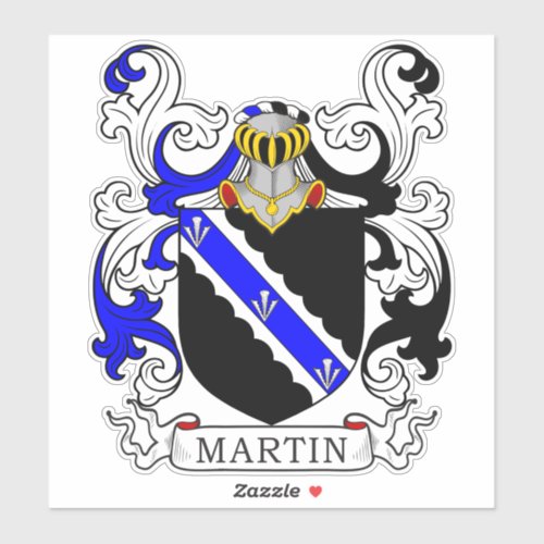 Martin Family Crest Sticker