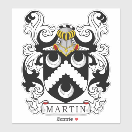 Martin Family Crest Sticker