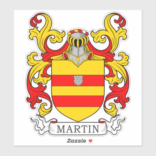 Martin Family Crest Sticker