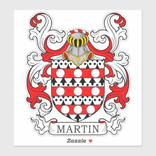 Martin Family Crest Sticker