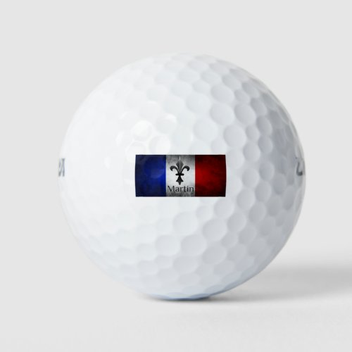 Martin French Flag Golf Balls