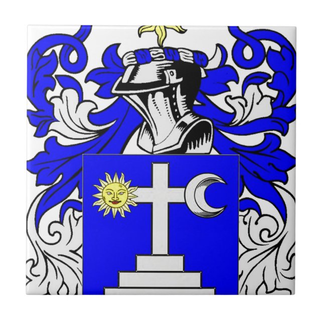 Martin (Ireland) Coat of Arms Tile (Front)