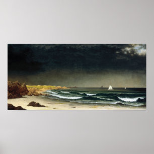 Martin Johnson Heade Approaching Storm Beach Poster