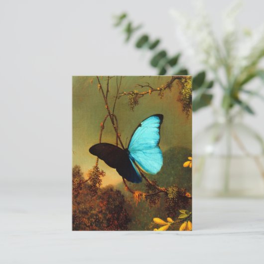 Martin Johnson Heade Blue Morpho Butterfly (Standing Front)