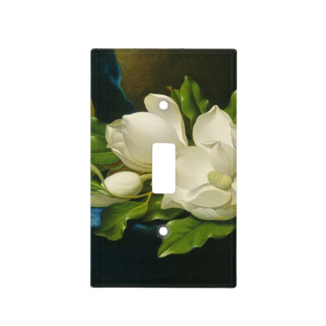 Martin Johnson Heade - Giant Magnolias Light Switch Cover (Front)
