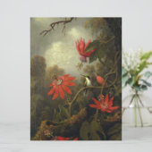 Martin Johnson Heade - Hummingbird And Passion (Standing Front)