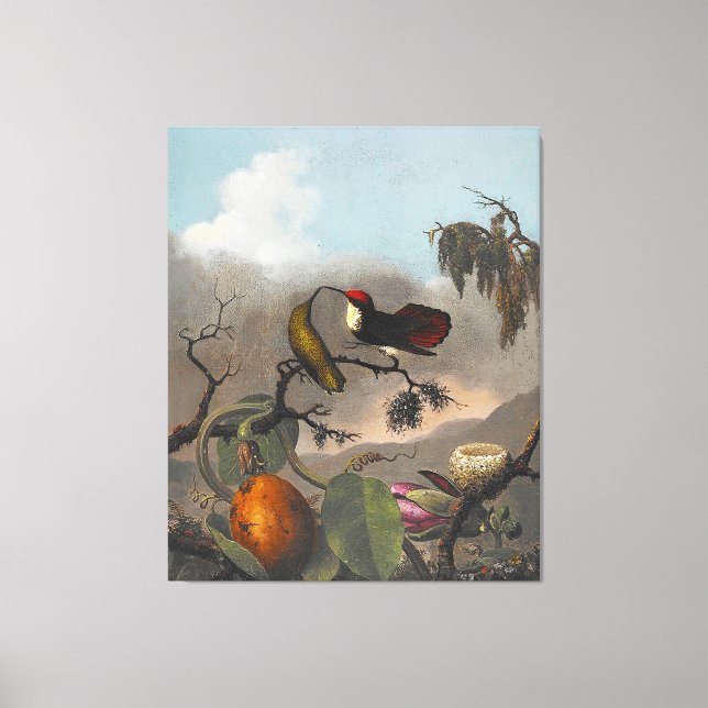 MARTIN JOHNSON HEADE - Ruby-Topaz - c. 1863-1864 - Canvas Print (Front)