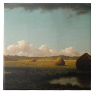 Martin Johnson Heade - Summer Showers Ceramic Tile