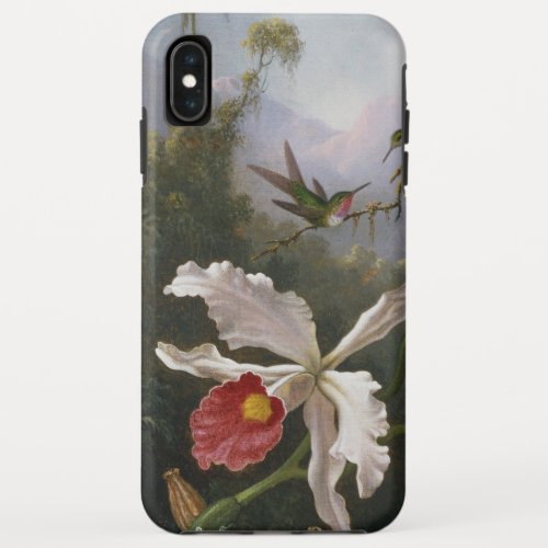 Martin Johnson Heade _ Two Hummingbirds iPhone XS Max Case