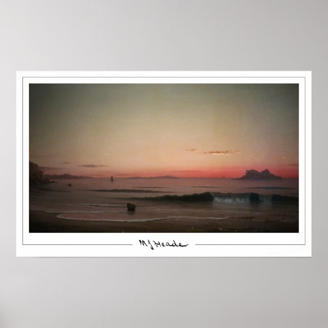 Martin Johnson Heade Zedign Art Poster #254 (Front)