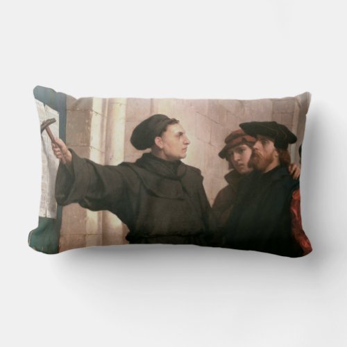 Martin Luther 95 Theses Lumbar Pillow