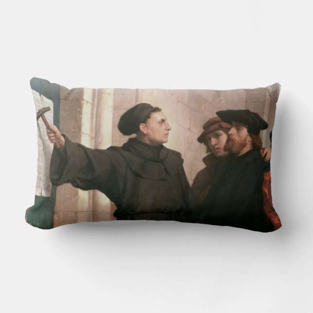 Martin Luther 95 Theses Lumbar Pillow (Front)