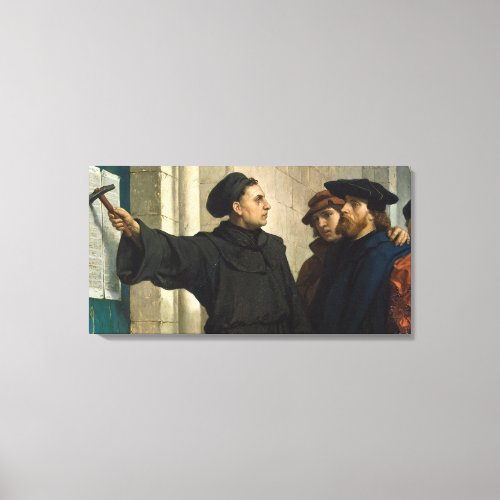 Martin Luther 95 Thesis Canvas Print