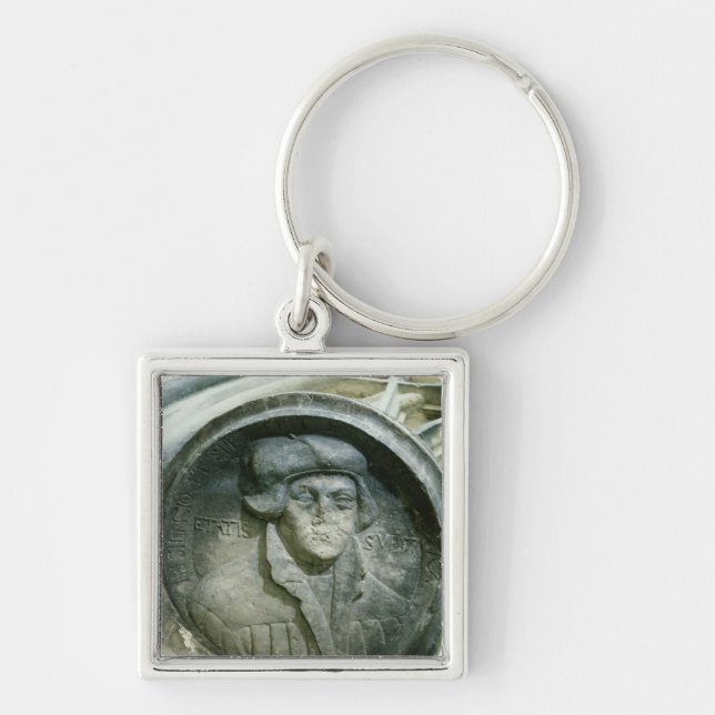 Martin Luther aged 57 with the Luther's Rose Keychain (Front)