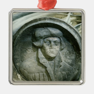 Martin Luther aged 57 with the Luther's Rose Metal Ornament