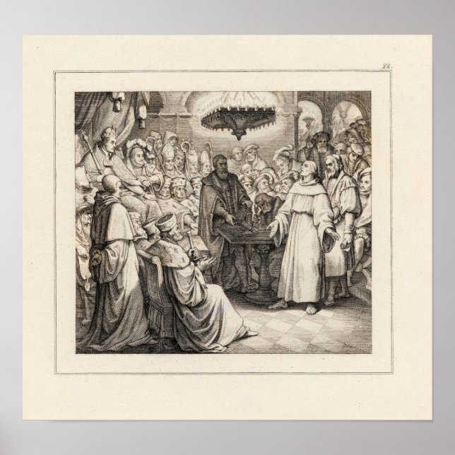 Martin Luther before the Diet of Worms. Poster (Front)